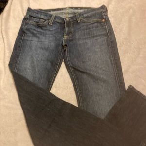 7 For all Man Kind bootleg jeans.